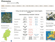 Tablet Screenshot of heusenstamm-wetter.de